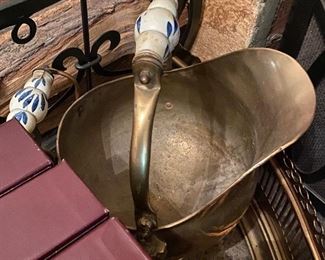 Brass Coal Bucket
