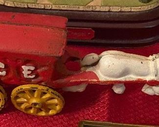 Cast Iron Ice Wagon