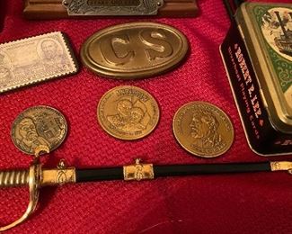 Civil War Tokens, US Navy Miniature Sword