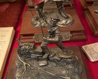 Limited Edition Rod Mench Civil War Statues