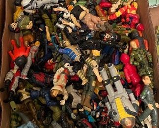 Numerous GI Joe Figures and Vehicles