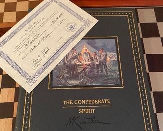 "The Confederate Spirit" by Mort Kunstler Signed and Numbered Easton Press (Two Copies)