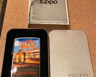 Cambridge Diner Advertising Zippo