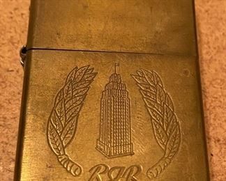 Brass RJR Zippo Lighter