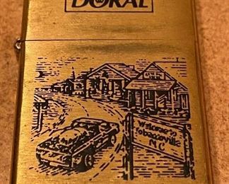 Brass Doral Tobaccoville Zippo Lighter