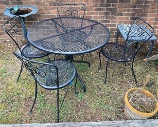 Metal Patio Set