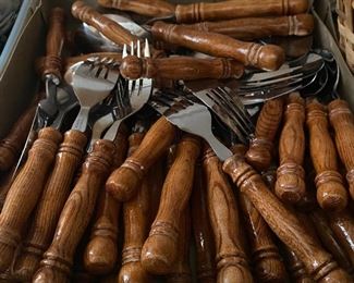 Wooden Handle Flatware