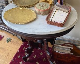 Eastlake Marble Top Table