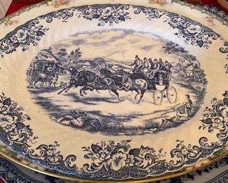 Johnson Brothers Coaching Scenes Platter