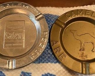 Salem and Camel Promo Ashtrays