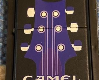 Guitar Themed Camel Zippo Lighter