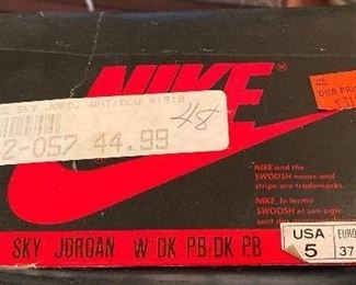 Original Sky Jordan Shoe Box Bottom Only (Made in Korea)