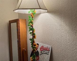 Lamp & Coors Light Poster