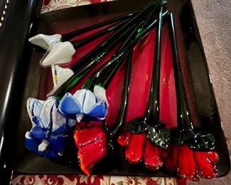 Blown Glass Flowers