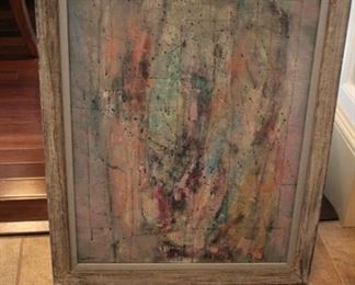 MCM painting signed Anton