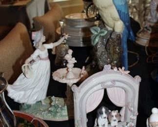 Lladro "Please Come Home" & "Spring Joy" & "Macaw"