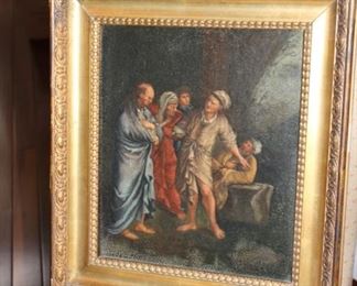 Antique oil painting, unsigned