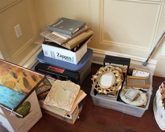 Lots of picture frames