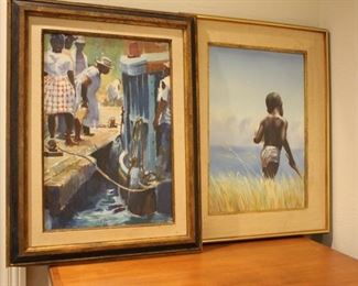 Larry Gluck watercolors