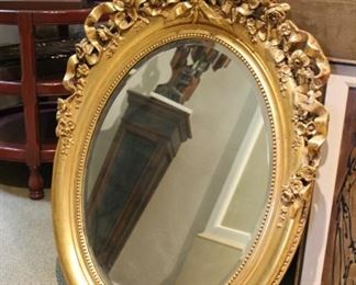 Gilt framed mirror