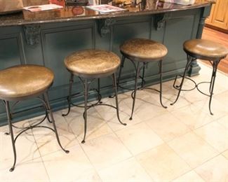 Four counter stools