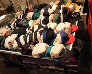 LOTS of baseball hats 1980's-2000's