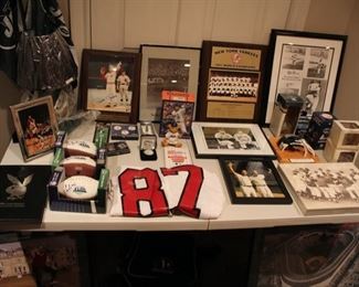 Assorted sporting memorabilia