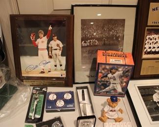 Pete Rose signed photo & more