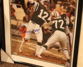 Joe Namath signed photo