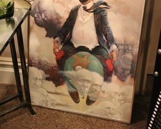 Robert Owen clown print