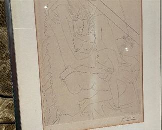 Picasso etching from 347 series 