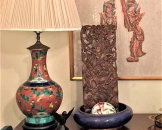 Asian style lamp (1 of 2); Asian art