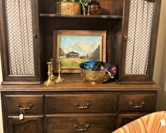 Another hutch with storage and display space