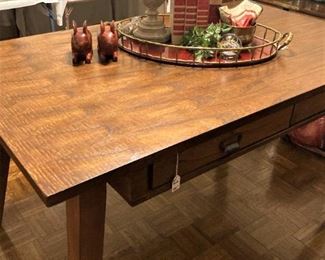 Handsome wooden table/desk with drawer
