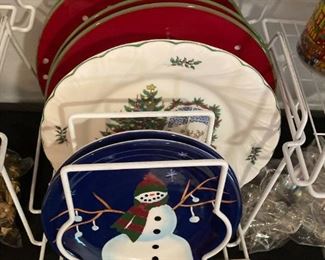 Christmas plates