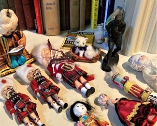 Some of the many dolls representing many countries