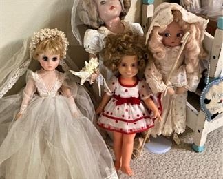 More dolls including Shirley Temple