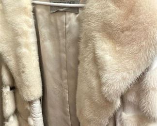 White mink jacker