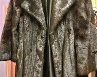 Full length mink coat