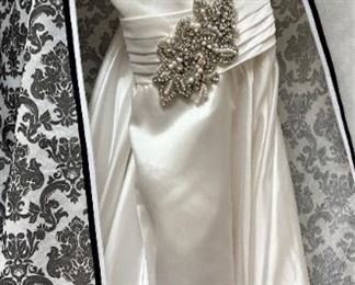 White ball gown