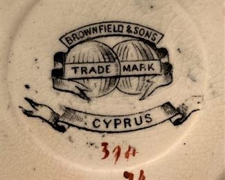 "Cyprus" dishes by Brownfield & Sons 
