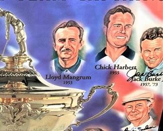The Ryder Cup Team Captains framed poster