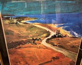 Framed "Festival of Arts" poster (Laguna Beach, California - 1984)