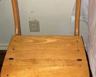 This folds into a stepping stool.