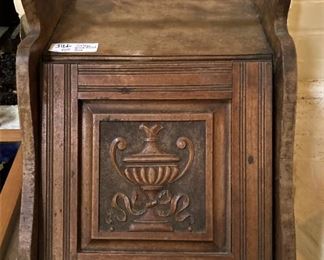 Antique hearth coal box
