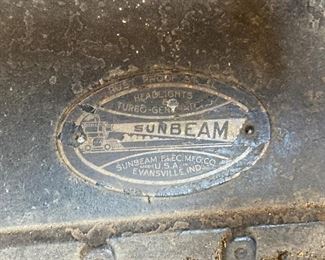 Sunbeam RR engine headlight