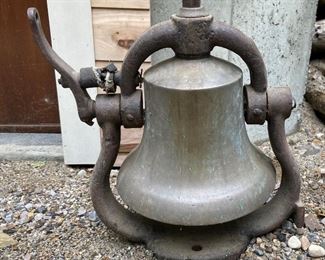 1909 Brass Railroad Bell