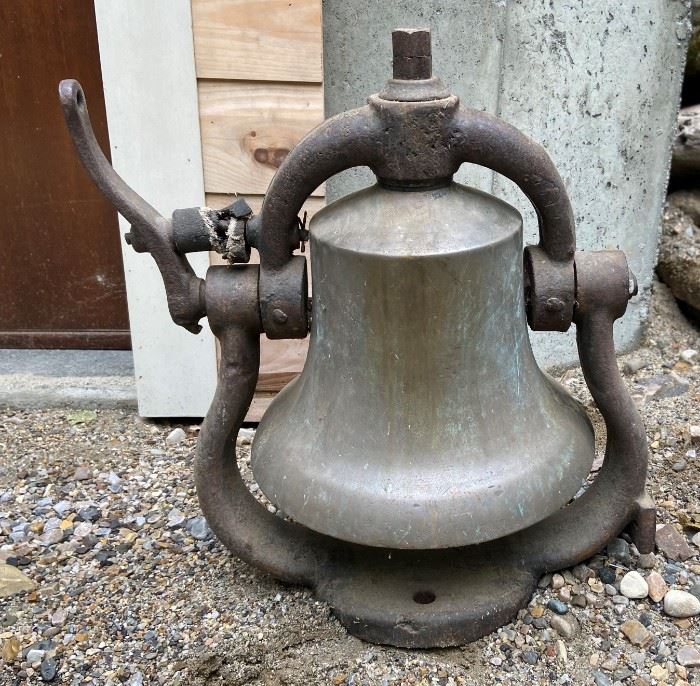 1909 Brass Railroad Bell