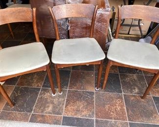 B005 Mid Century Modern Chairs for Repair and Restore