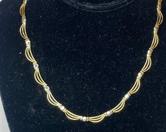 K004 14K Gold Necklace